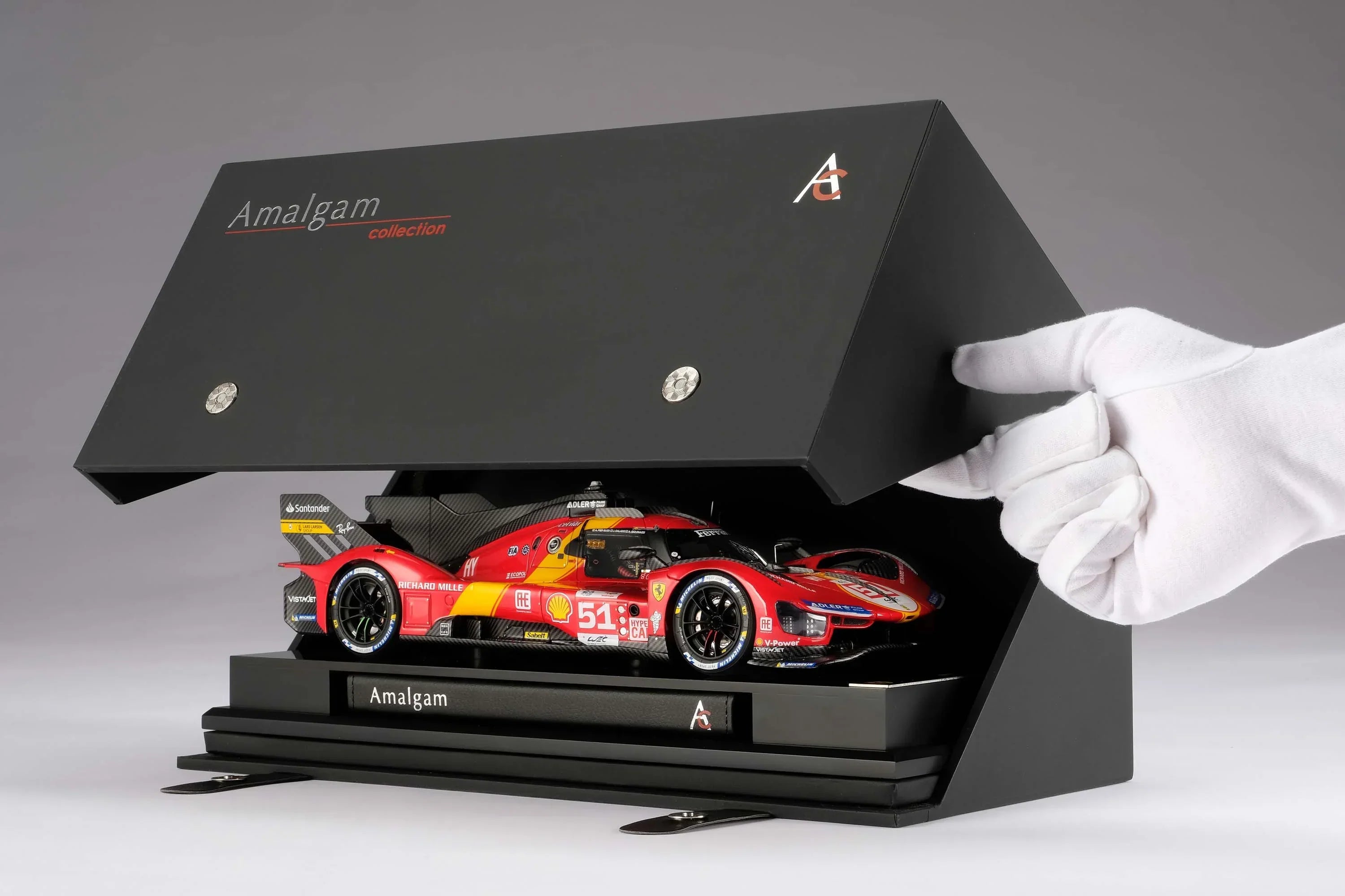 Ferrari 499P 2023 Le Mans Winner 1:18 Amalgam Car Model