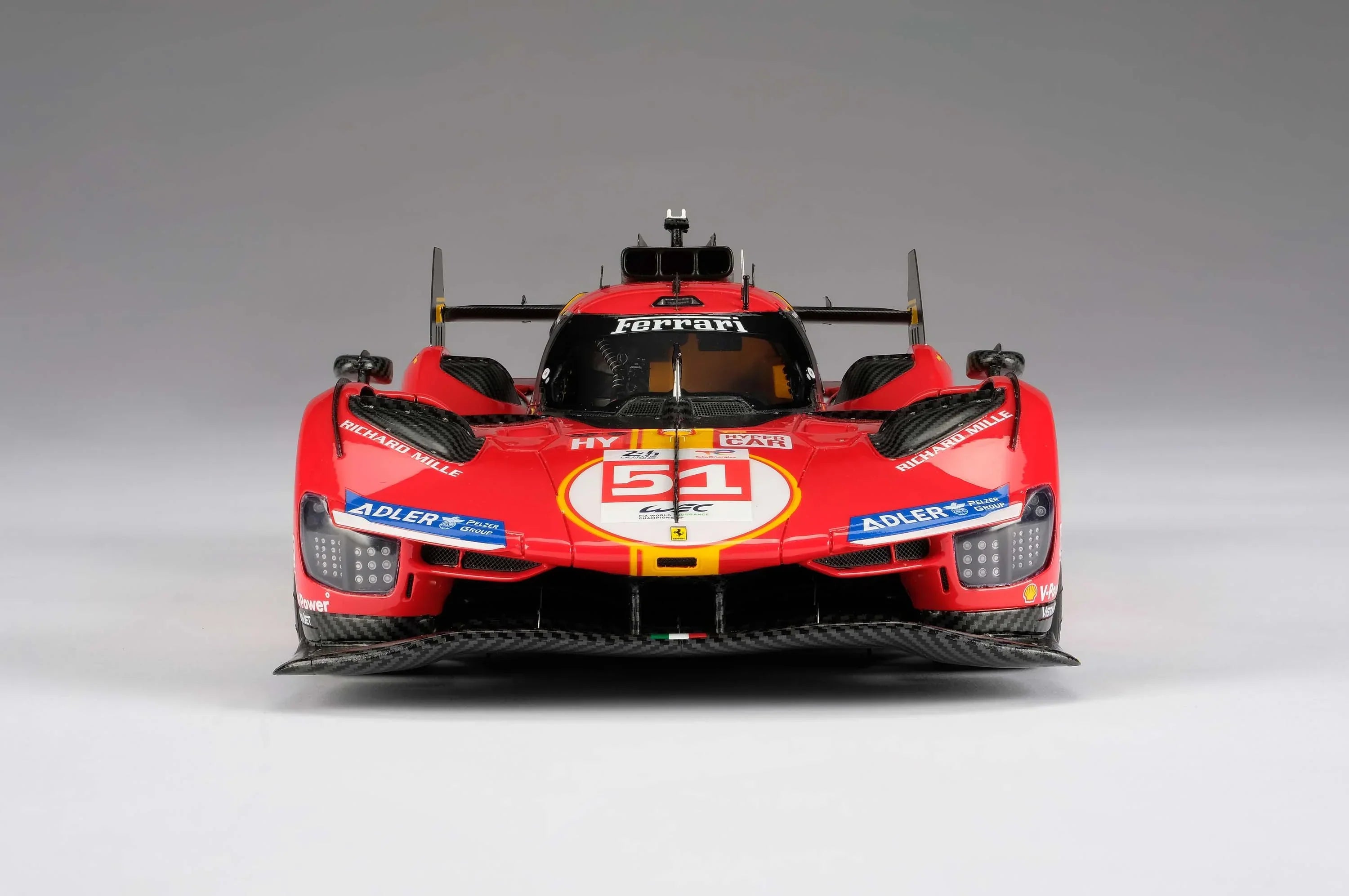 Ferrari 499P 2023 Le Mans Winner 1:18 Amalgam Car Model