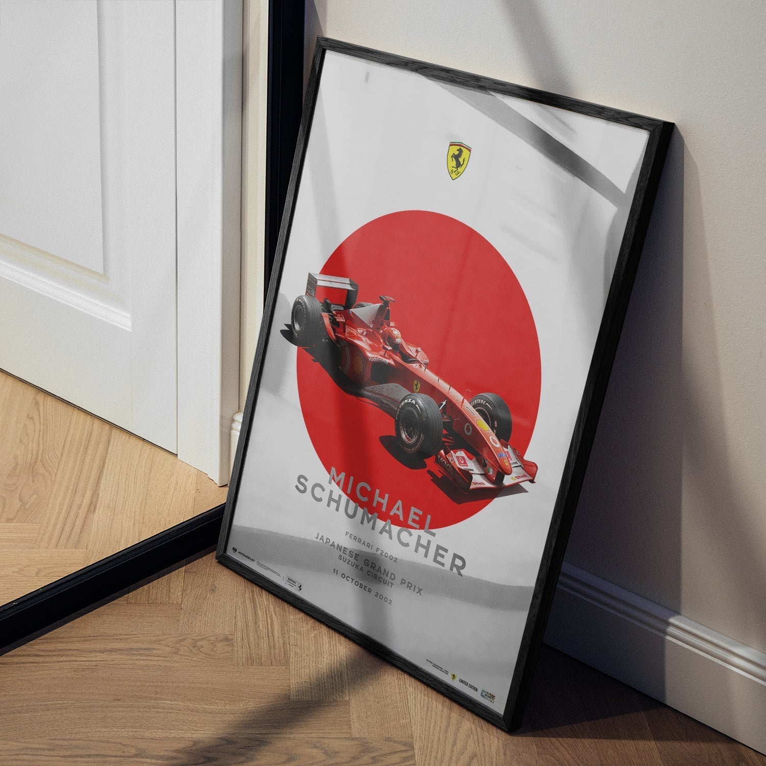 Ferrari F2002 - Michael Schumacher Suzuka GP 2002 | Collector's Edition Poster | Large