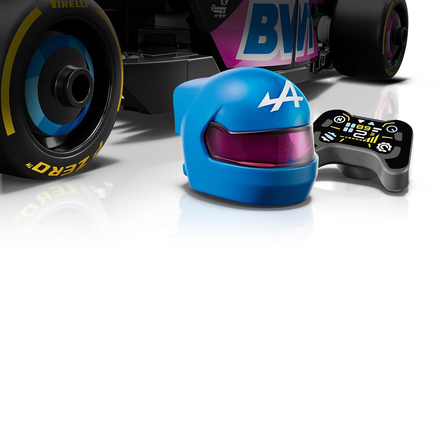 Alpine F1 A524 2024 1:25 Lego Car Model