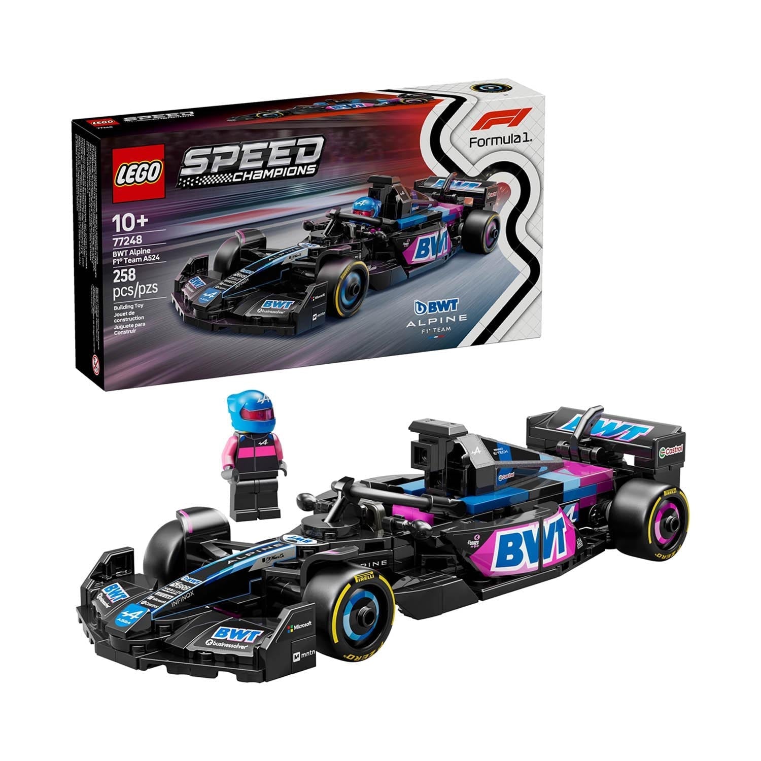 Alpine F1 A524 2024 1:25 Lego Car Model