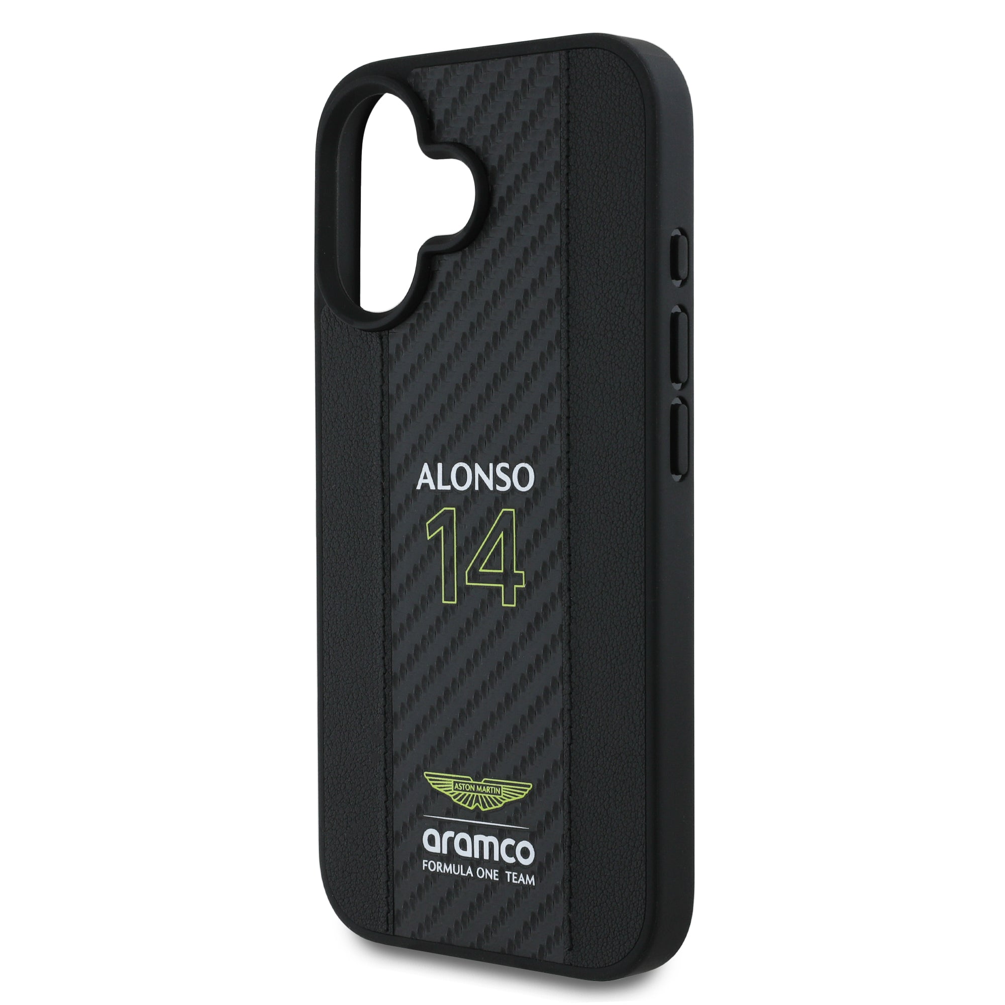 Alonso iPhone Case with Carbon Fiber Stripe