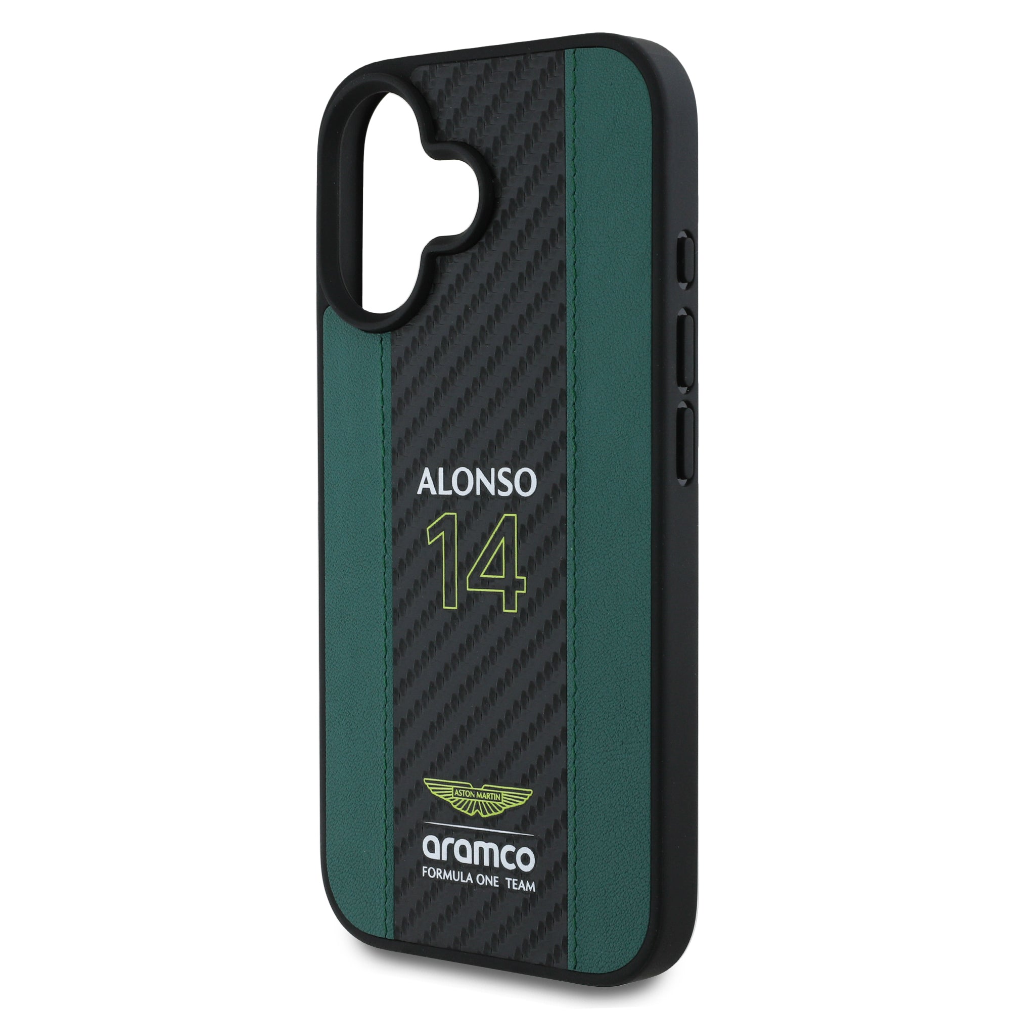 Alonso iPhone Case with Carbon Fiber Stripe