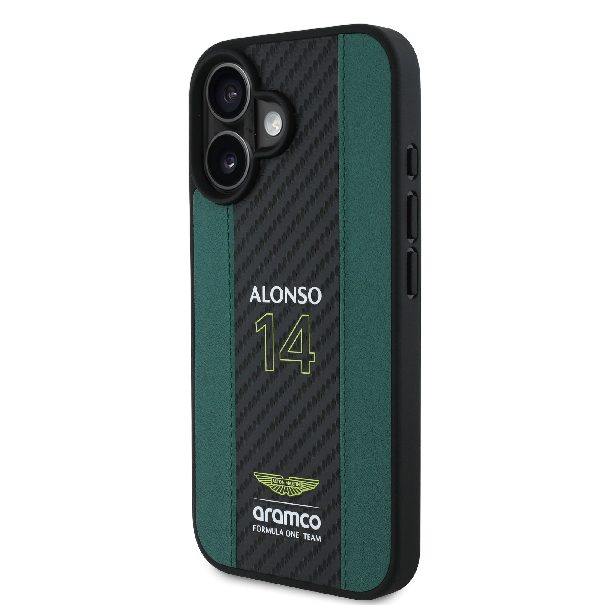 Alonso iPhone Case with Carbon Fiber Stripe