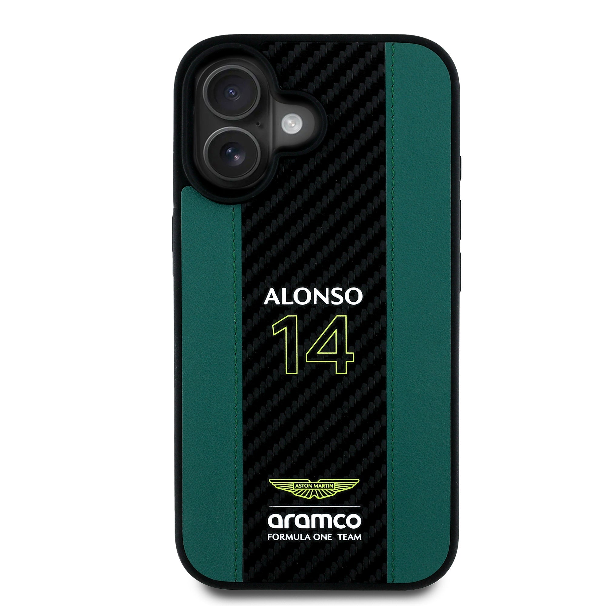 Alonso iPhone Case with Carbon Fiber Stripe