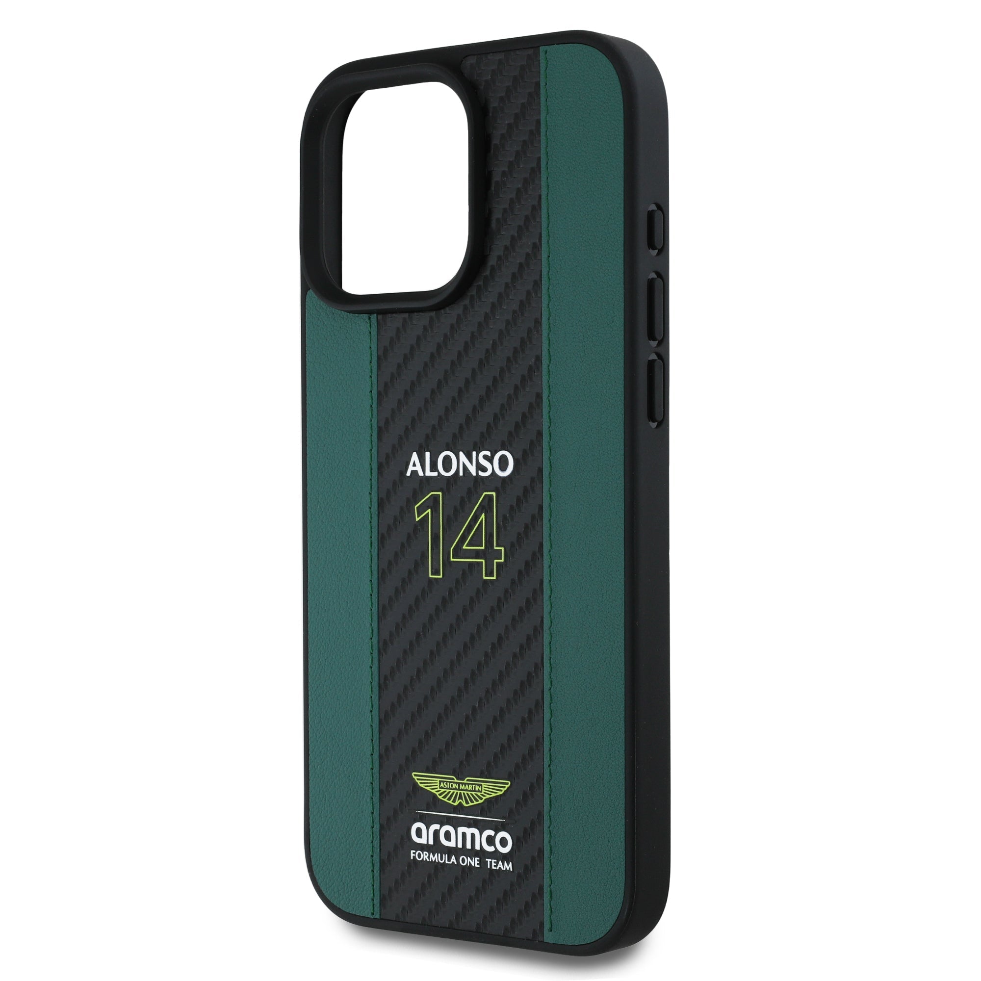 Alonso iPhone Case with Carbon Fiber Stripe