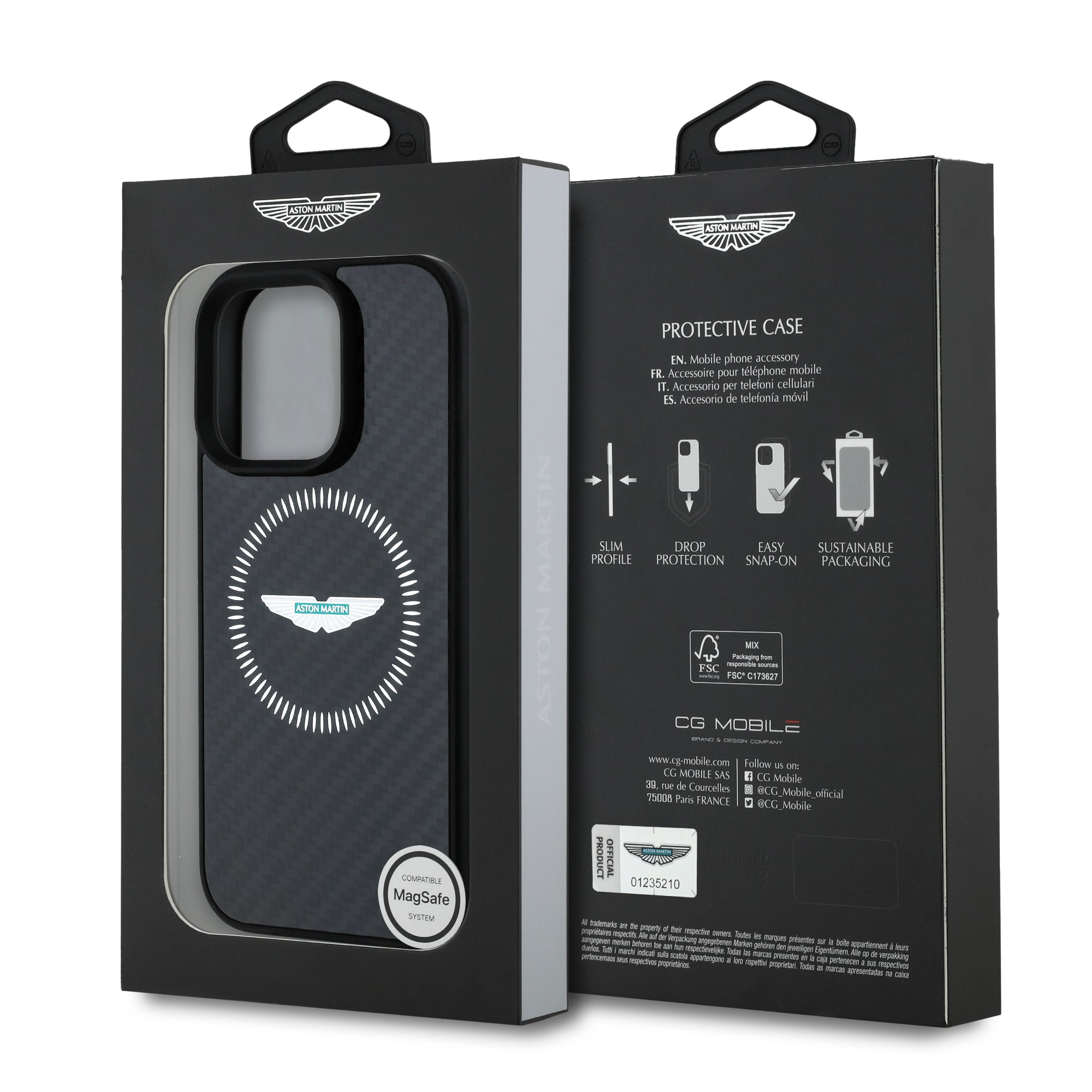 Carbon Fiber Counter Design iPhone Case