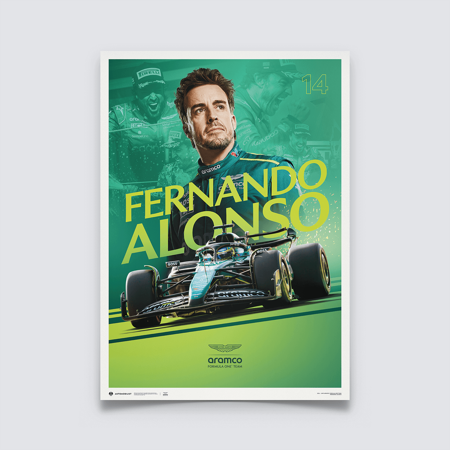 Fernando Alonso | Official Event Poster | Large