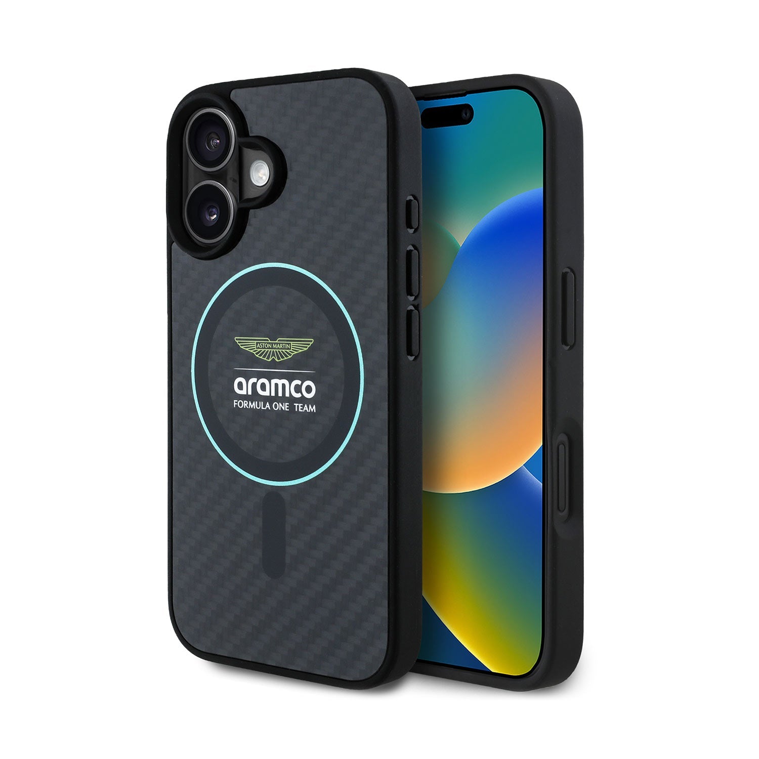 Real Carbon AMF1 Logo iPhone Case
