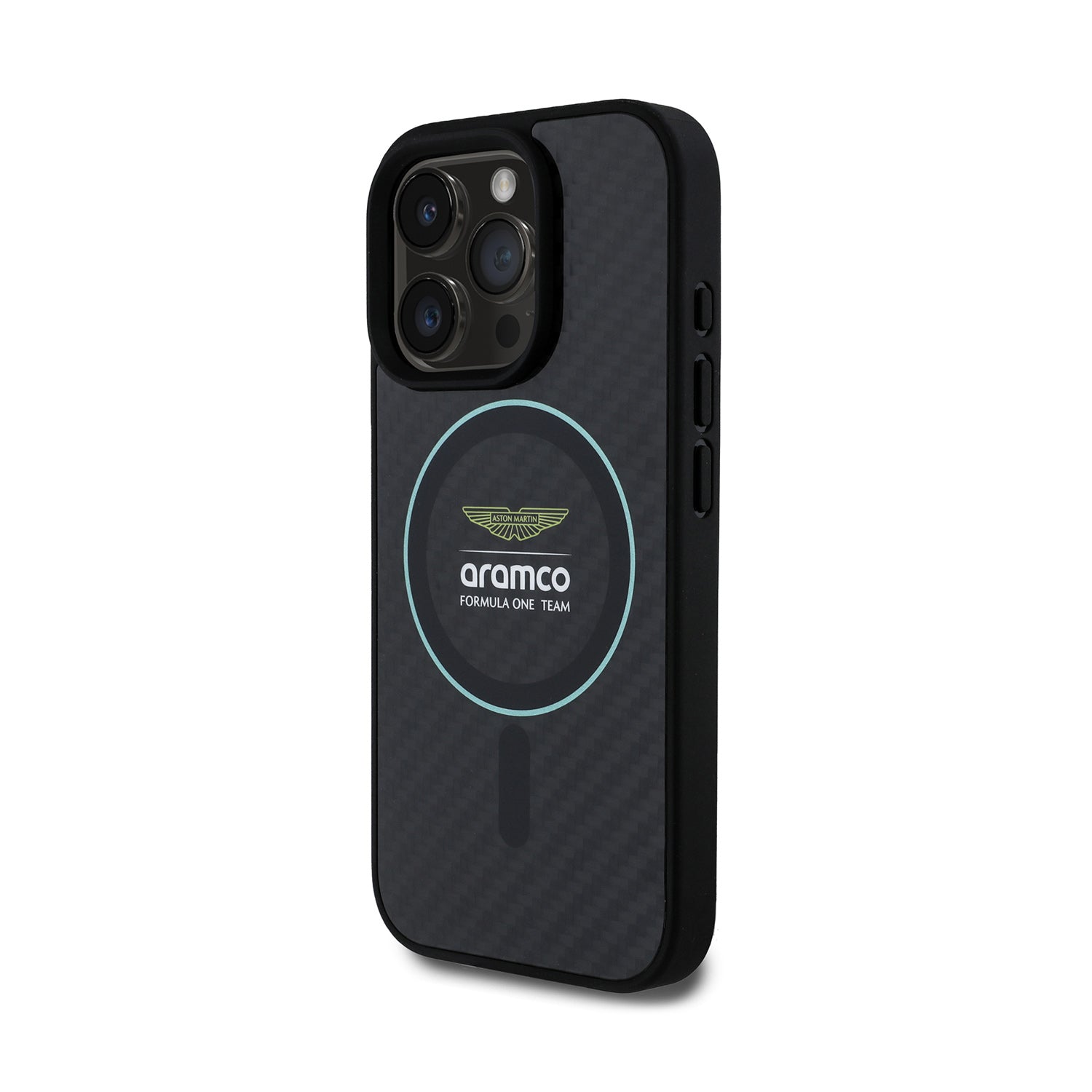Real Carbon AMF1 Logo iPhone Case