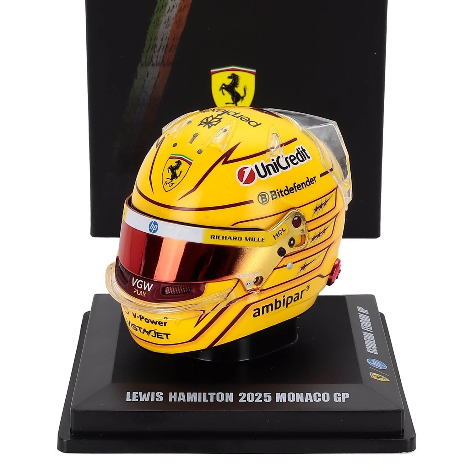 #44 Hamilton Monaco GP 2025 1:5 Mini Helmet