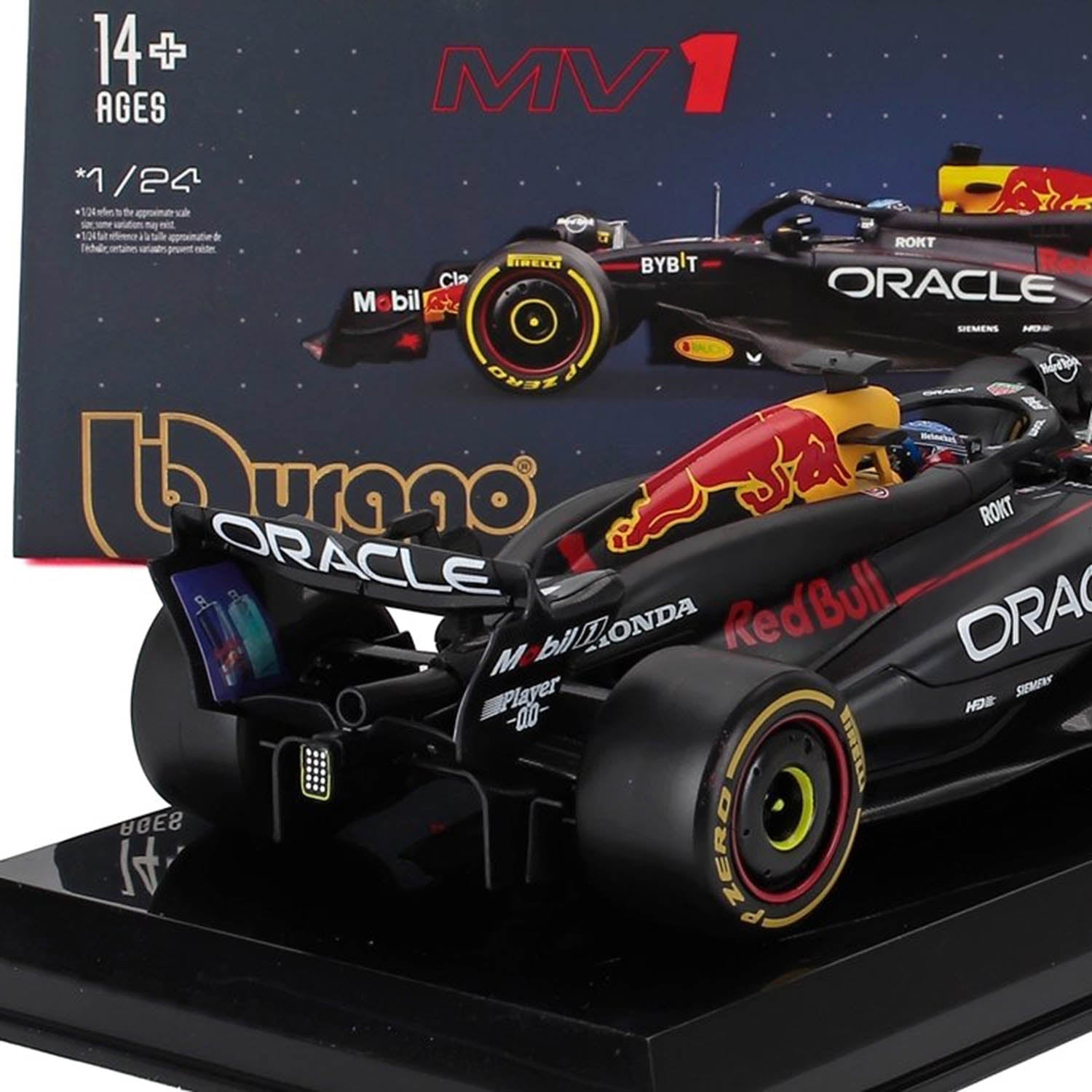 #1 Verstappen RB20 World Champion 2024 1:24 Car Model