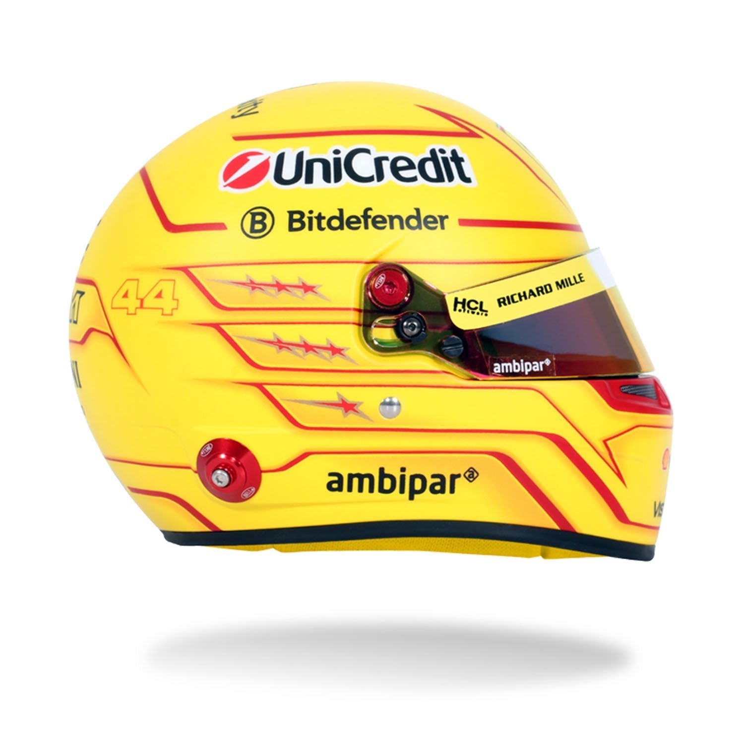 #44 Hamilton 2025 1:2 Mini Helmet by Bell