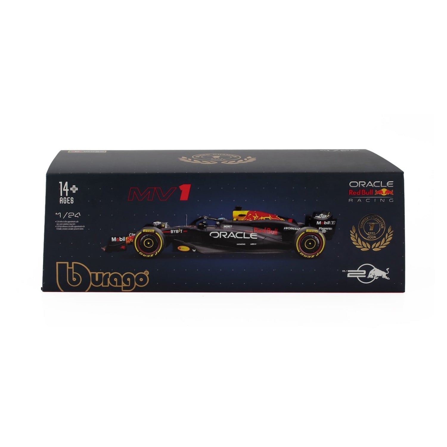 #1 Verstappen RB20 World Champion 2024 1:24 Car Model