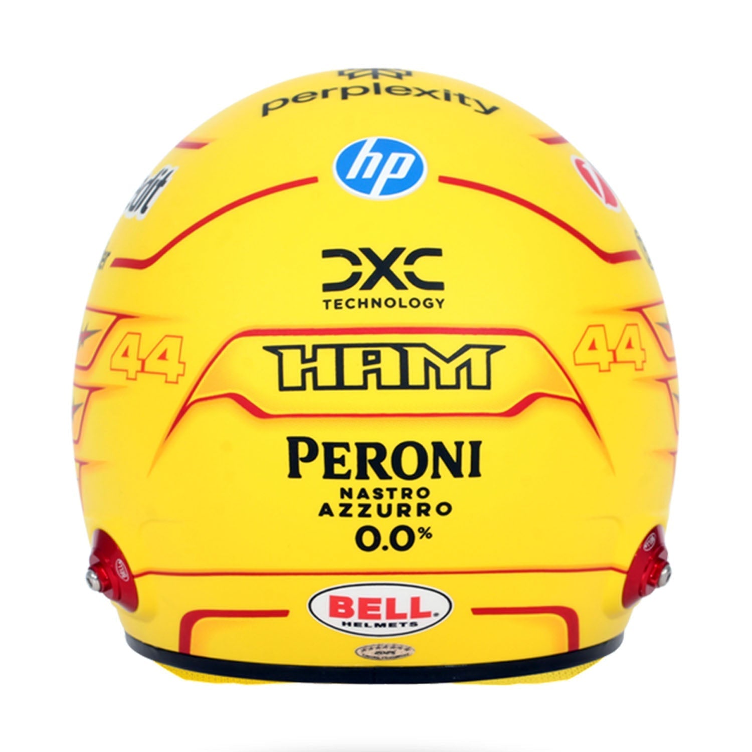 #44 Hamilton 2025 1:2 Mini Helmet by Bell