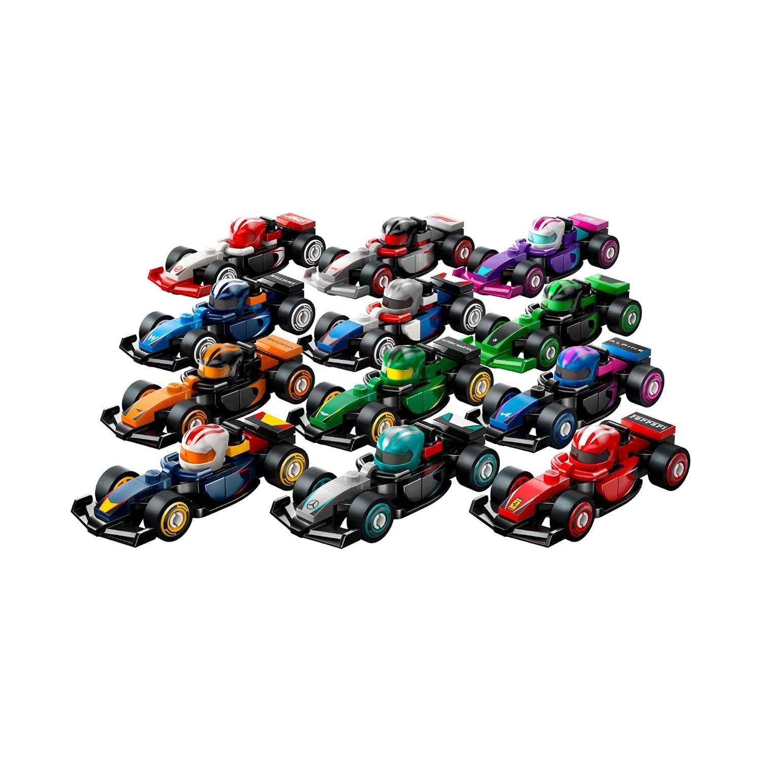 LEGO F1 Collectible Race Cars Mini Buildable F1 Race Car Series (Mystery Box)