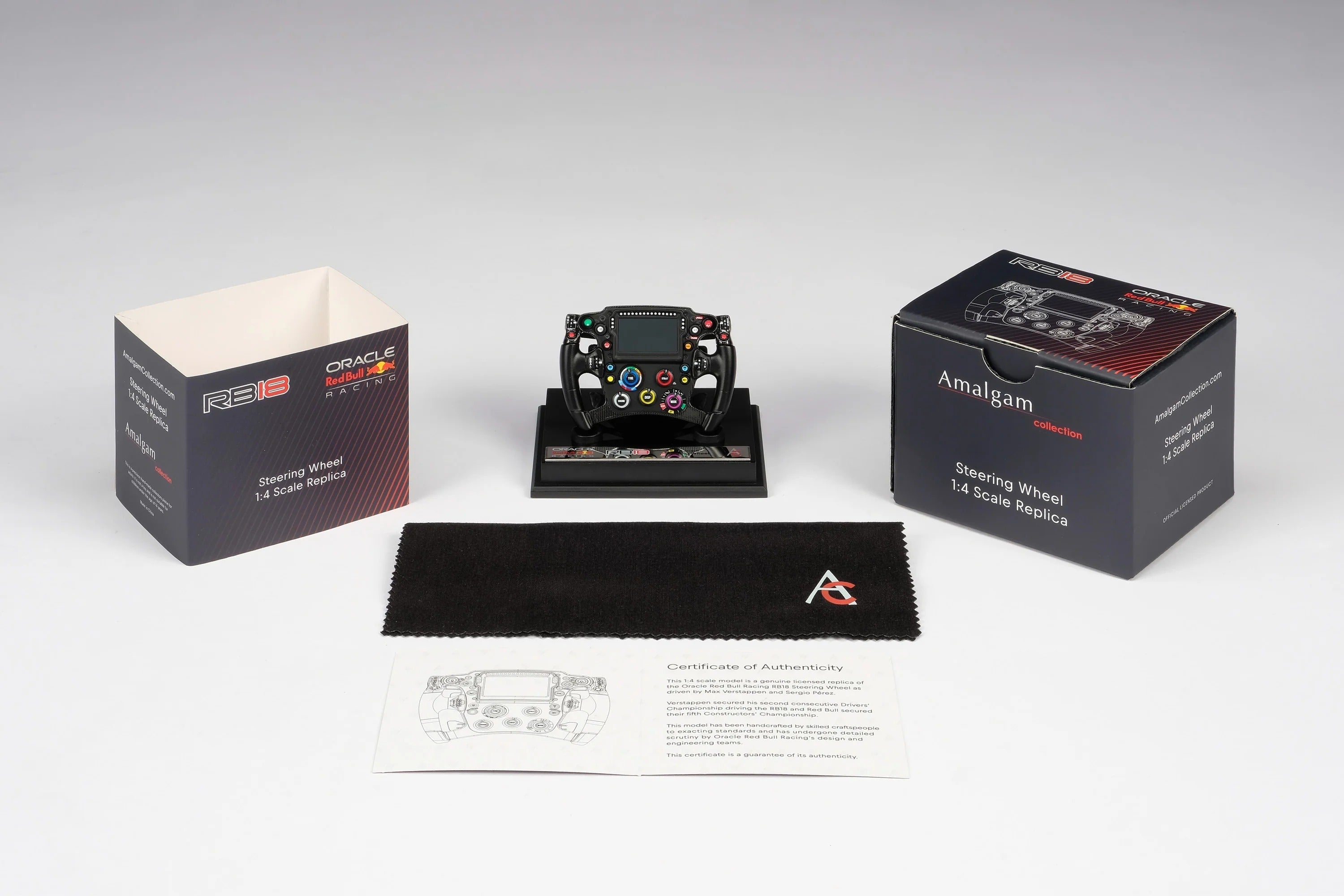 RB18 Amalgam 1:4 Steering Wheel Replica