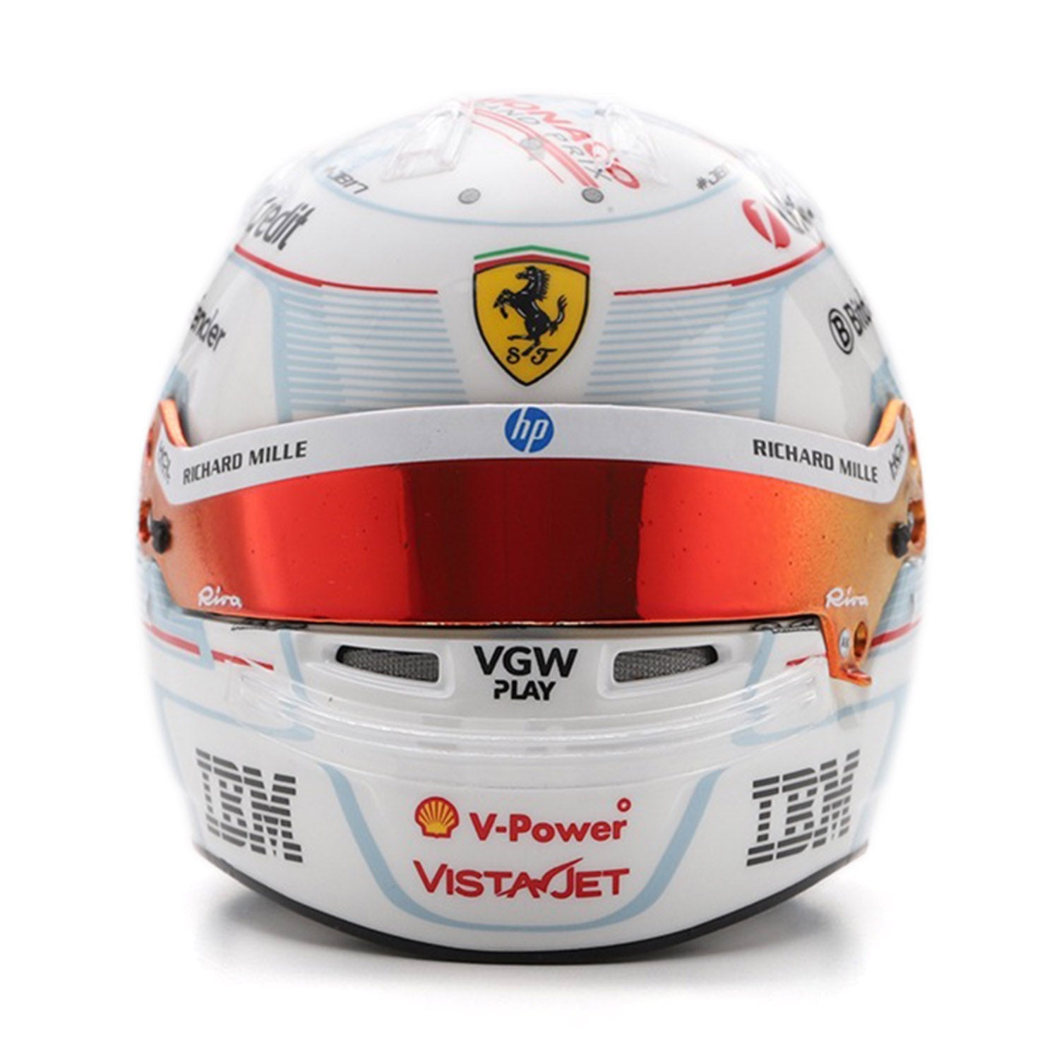 #16 Leclerc Monaco GP 2025 1:5 Mini Helmet