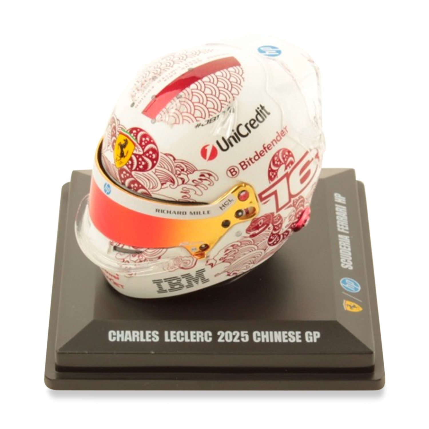 #16 Leclerc China GP 2025 1:5 Mini Helmet