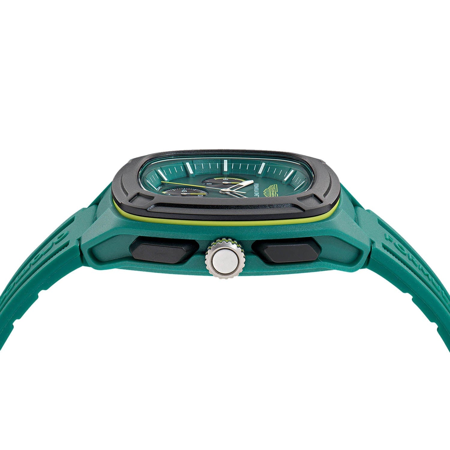 OVR Green Silicone Strap Watch