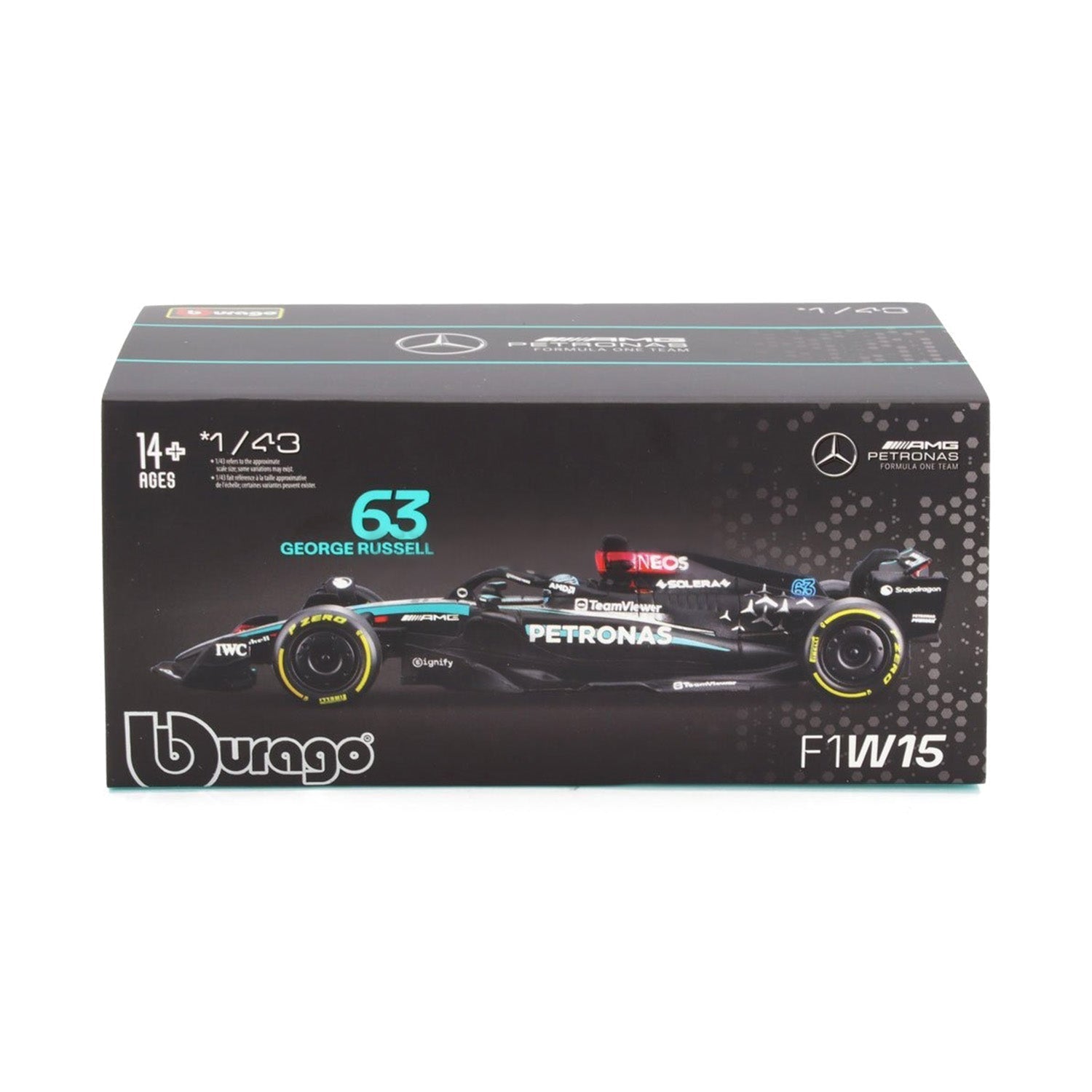 #63 Russell W15 2024 Season 1:43 Car Model