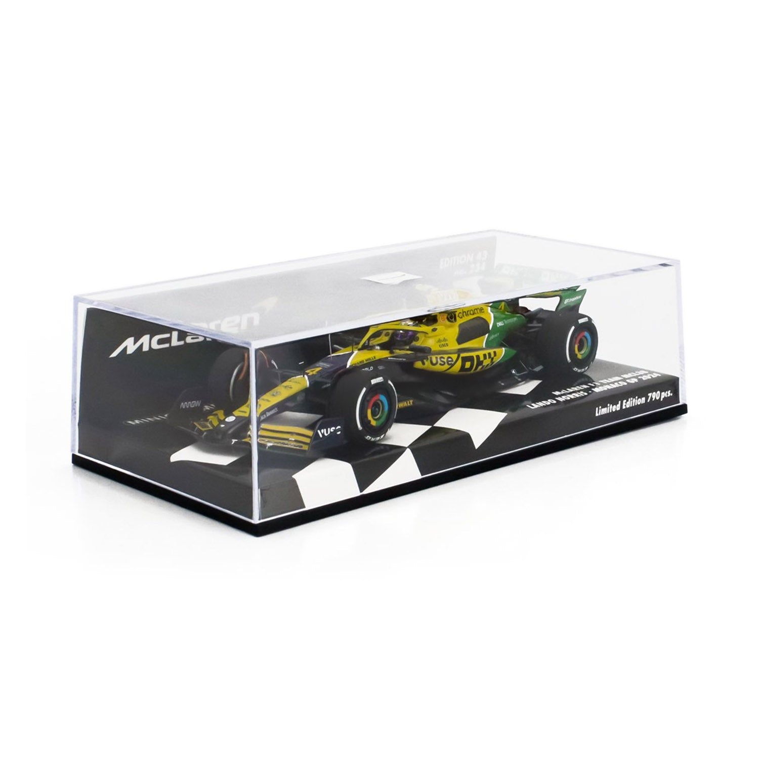 #4 Norris MCL38 Monaco GP 4th Place 2024 1:43 Minichamps Car Model