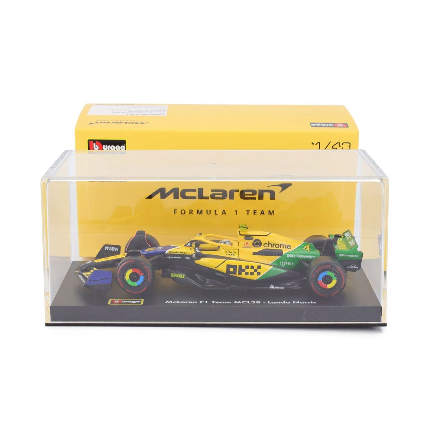 #4 Norris MCL38 Monaco GP Senna 30th Edition 1:43 Car Model