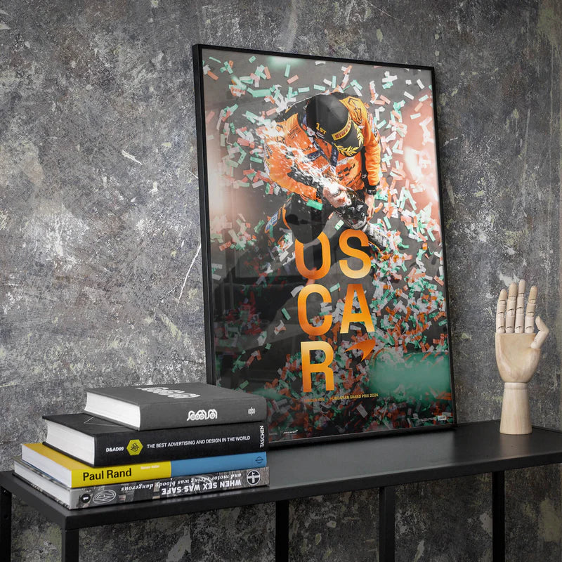 Oscar Piastri | 2024 Maiden Grand Prix Win Hungary | Collector’s Edition Poster | Large
