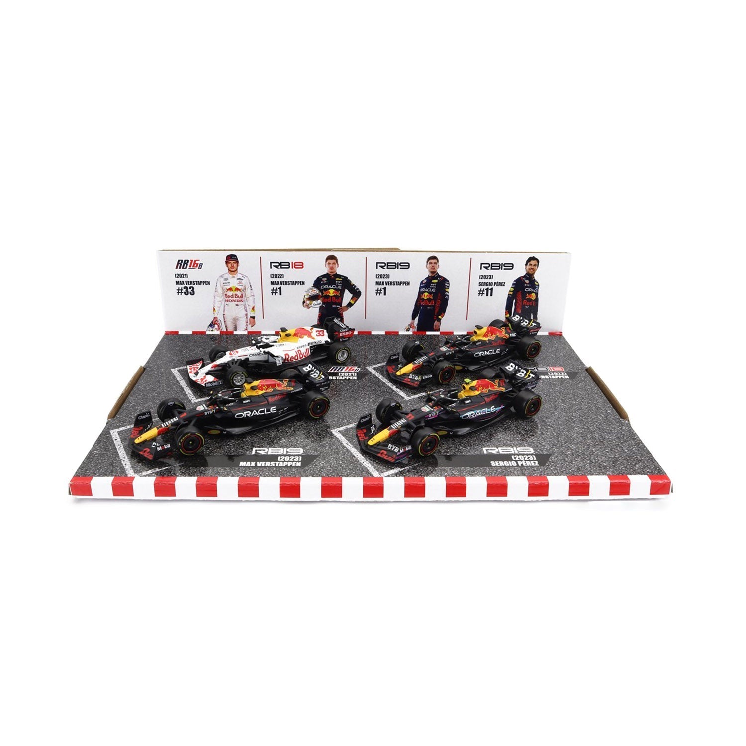 RBR Set of 4 1:43 Car Models