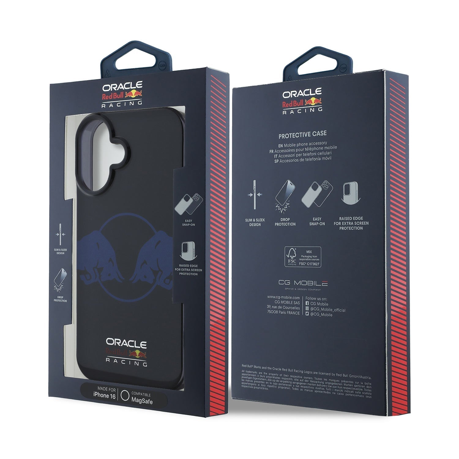 Transparent Twin Bulls iPhone Case